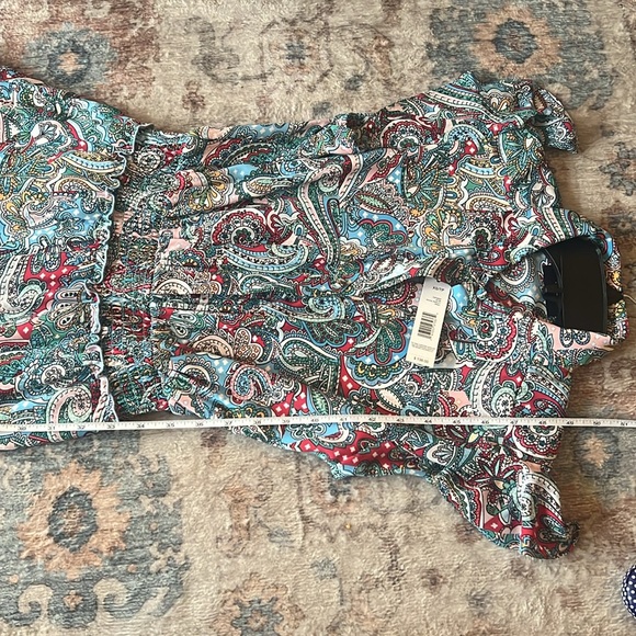 Tahari NWT Paisley Midi Dress - Picture 12 of 12